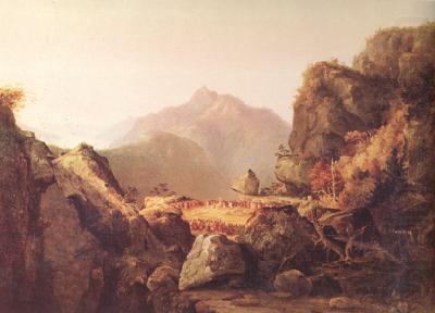 scene from Last of the Mohicans (nn03), Thomas Cole